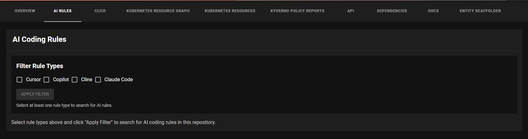 AI Rules Plugin Empty Overview