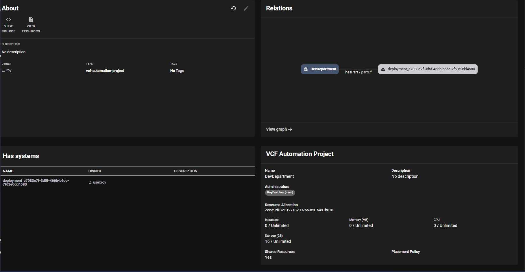 Project View